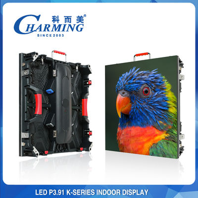 Wewnętrzny ścienny panel wideo LED P3.91 3840 Hz Odlewane ciśnieniowo aluminium